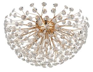 Потолочный светильник KATRINA CRYSTAL 60/32,5 см Globo, прозрачный/золотистый