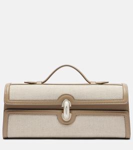 Сумка-тоут Slim Symmetry с кожаной отделкой Savette, Clay