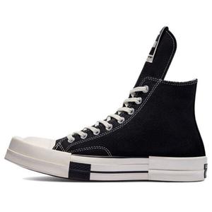 Кроссовки rick owens x turbodrk chuck 70 high 'black' Converse, черный