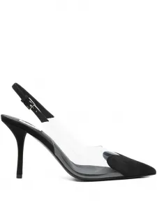 Туфли Le Coeur 100 с ремешком на пятке Alaïa, черный