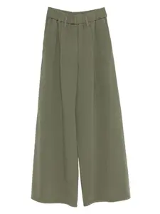 Брюки с эластичным поясом Forte Forte, зеленый