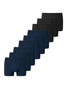 Schiesser Ретро шорты/брюки 95/5 Essentials - органический хлопок, темно-синий/черный