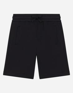 Флисовые шорты-бермуды с нашивкой логотипа DG Dolce&Gabbana, синий