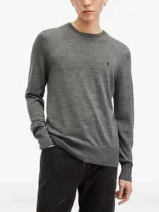 Джемпер из мериносовой шерсти AllSaints, серый
