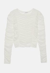 Топ с длинными рукавами Even&Odd, молочный
