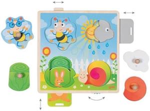 Деревянный пазл В саду Гоки Goki