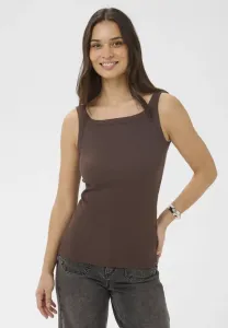 Двусторонняя верхняя часть Kaffe, Chocolate Brown