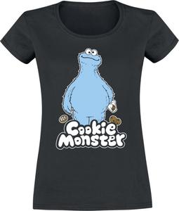Футболка Sesamstraße Cookie Monster, черный