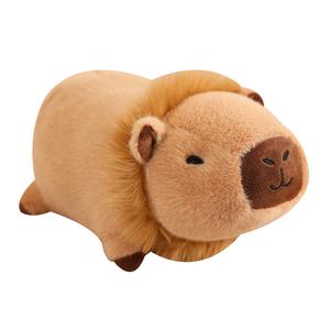 Мягкая игрушка Pudu Bee Cute Capybara, высота 25см/35см MERCONSER, Transform Into Lion