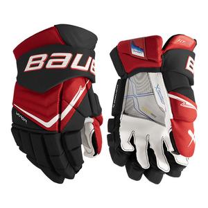 BAUER Новая модель FLYLITE 25 лет, элитная защитная экипировка для хоккея, молодежная и взрослая, черно-красная, 12 дюймов