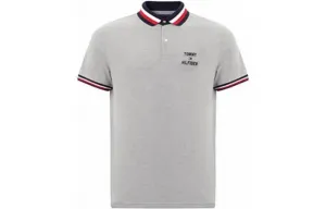 Рубашка поло мужская серая Tommy Hilfiger, серый