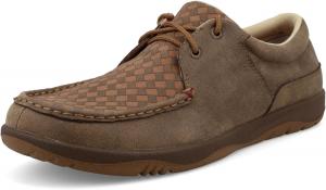Мокасины Twisted X Men's Boat, с мыском-мок, светло-коричневый