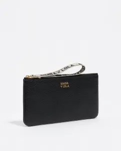 Длинный женский кошелек из черной кожи Bimba y Lola