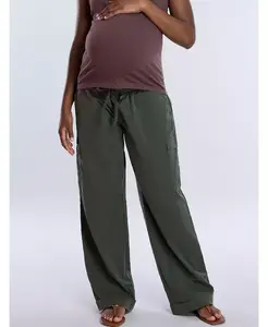 Удобные брюки-карго свободного кроя для беременных под живот – Motherhood Motherhood Maternity, коричневый