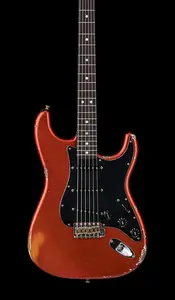 Fender Custom Shop Levi Perry Masterbuilt Empire 67 Stratocaster Relic - Супер состаренный Candy Tangerine #77177