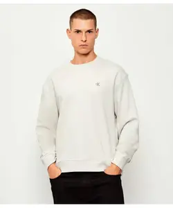 Махровая толстовка Regular fit Calvin Klein Jeans, бежевый