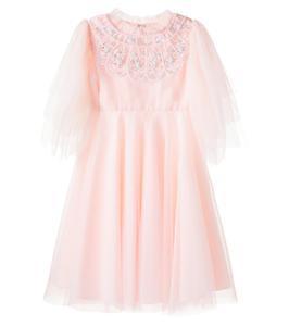 Тюльповое платье с бисером Tulip Twirl Tutu Du Monde, Pearl