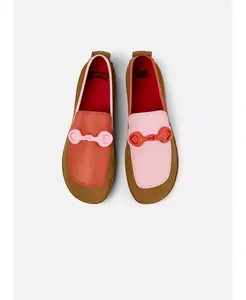 Мокасины TWS Right Nina из нубуковой кожи Camper, коричневый