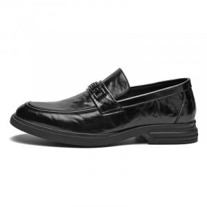 AOKANG Мужские туфли черные дерби, цвет Black (Standard Leather Shoe Size)