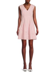 Мини-платье без рукавов из хлопка Concha Derek Lam 10 Crosby, цвет Hyacinth