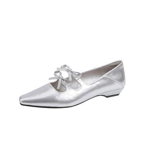 Туфли Мэри Джейн женские Beijiani, Silver