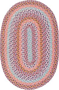 SAFAVIEH Cape Cod коллекция ковер, 183 x 275 см, Pink & Blue, ручное плетение из джута, идеально для помещений с высокой проходимостью в гостиной, спальне (CAP241U)