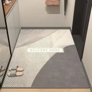 Budis Ковер 80х120 см из ПВХ, для прихожей/ванной, в китайском стиле, нескользящий, Kongling