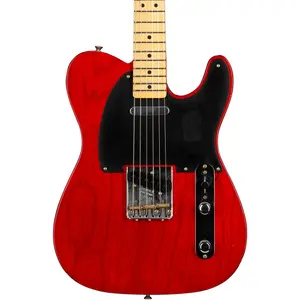 Электрогитара Fender Custom Shop Limited Edition 1951 Nocaster Journeyman Relic, прозрачный красный