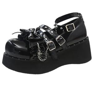 Туфли Мэри Джейн на платформе 5,5 см, женские, черные Take the Qin, Black