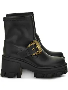 Ботинки с пряжками Versace Jeans Couture, черный