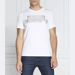 Облегающая футболка Armani Exchange, белый