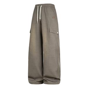 Повседневные брюки Unisex Moderate Straight Fit WARRIOR, coffee[free diy badge]