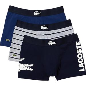 Мужские трусы 3 штуки LACOSTE, синий