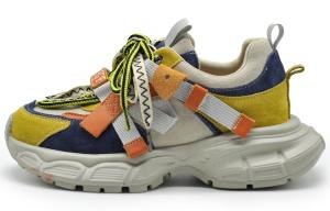 Женские кроссовки ARTMU на низкой платформе, красные