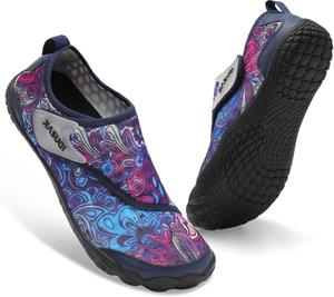 Водные тапочки JIASUQI для женщин и мужчин, босоножки для плавания и пляжа, быстро сохнущие водные сандалии для взрослых, фиолетовый