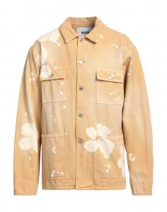 Джинсовая куртка Msgm, коричневый