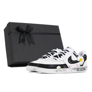 Кроссовки Nike Court Vision Joy Lemon противоскользящие амортизирующие износостойкие низкие унисекс черно-белые