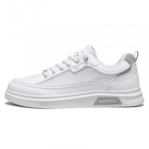 WARRIOR Кроссовки для скейтбординга, увеличивающие рост, износостойкие, белые, серые, мужские