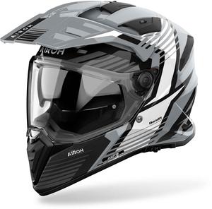 Шлем Airoh bandit spicy enduro, Grey/Black/White