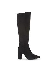 Сапоги SEQWL Wide Fit с острым носком и блочным каблуком, черные