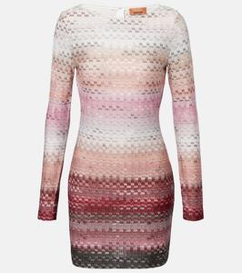 Мини-платье зигзагообразное ламе Missoni, Pink Tones