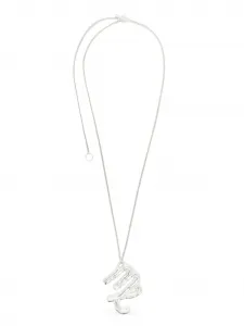 Серебряное колье с подвеской JIL SANDER, серебяный