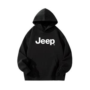 Унисекс Свитшот Jeep, Новогодний Красный (С Флисовой Подкладкой)