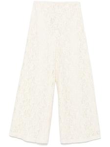 Кружевные брюки TWINSET, белый