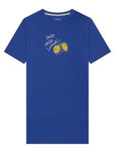 SCHIESSER Пижамная рубашка 'Casual Fashion' в синем цвете