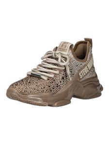 Кроссовки на шнуровке Steve Madden, цвет beige/gold