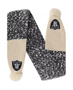 Женский шарф Las Vegas Raiders с конфетти и помпоном FOCO