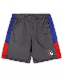 Мужские серые шорты Philadelphia 76ers Big and Tall Fanatics