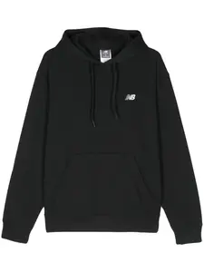 Худи с кулиской и вышитым логотипом New Balance, черный