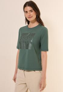 Футболка с принтом SOFTES MIT FOLIEN Cecil, хаки